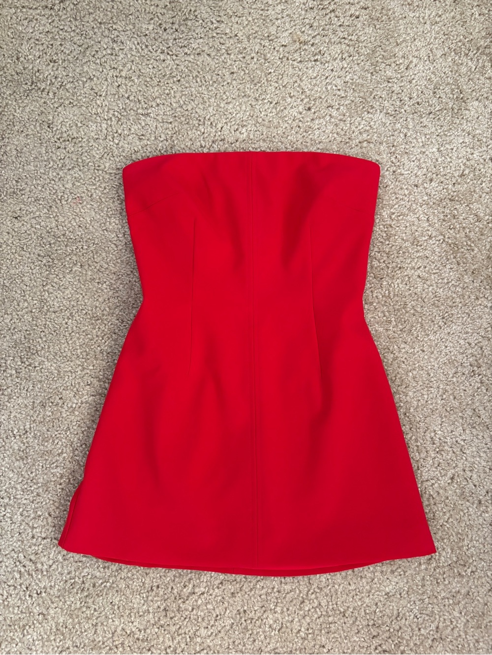 Noah Mini Dress in Cherry Red - Picture 4 of 7